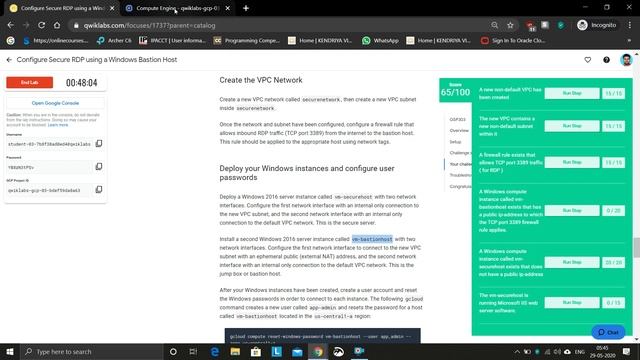 Configure Secure RDP using a Windows Bastion Host (100% completion) смотреть онлайн