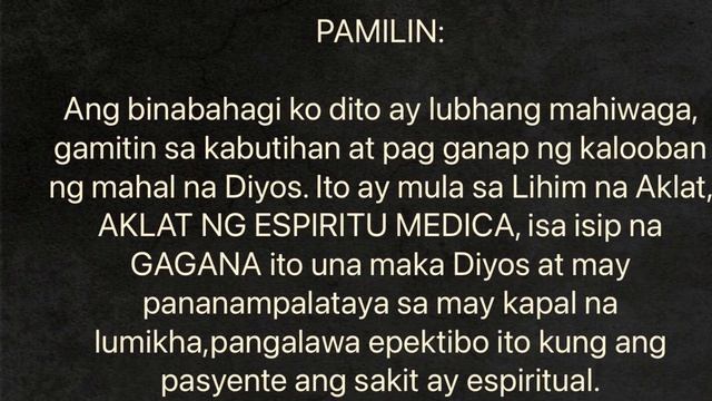 ORACION PAMPAALIS NG MASAMANG ESPIRITU SA TAO смотреть онлайн