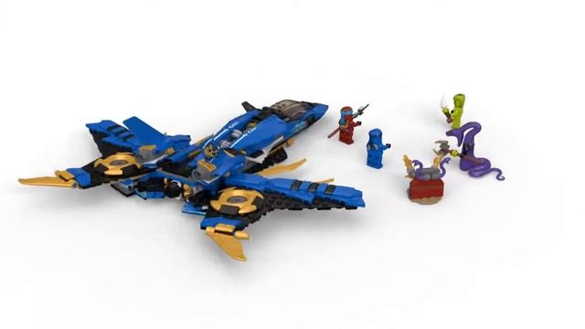LEGO NINJAGO® 70668 Jay's Storm Fighter 360° смотреть онлайн