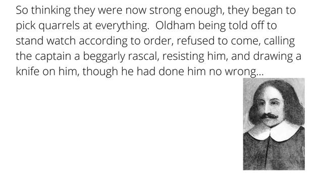 The First Banishments At Plymouth