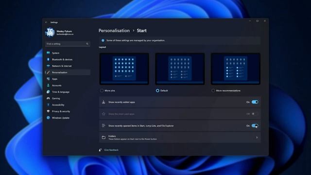 Hide Recent Files in the Start Menu | Simple Windows 11 Guide смотреть онлайн