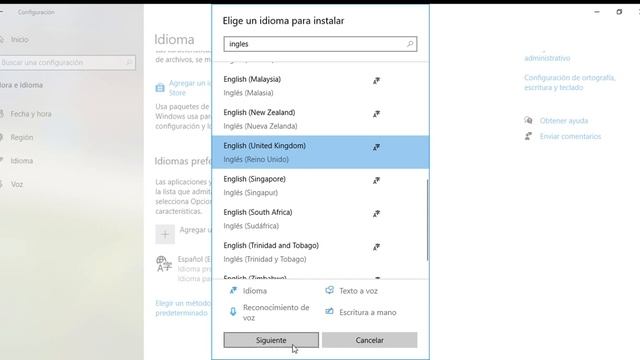 Como cambiar el idioma en windows 10 смотреть онлайн