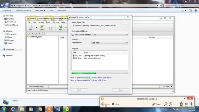 How To Boot Pen Drive By Using Power ISO..{Windows 10} смотреть онлайн