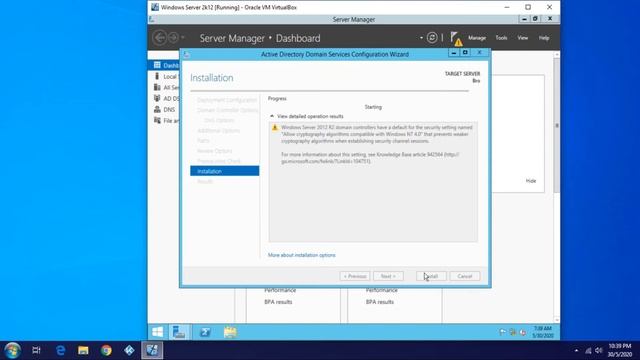 Configure Active Directory & DNS on Windows Server 2012 смотреть онлайн
