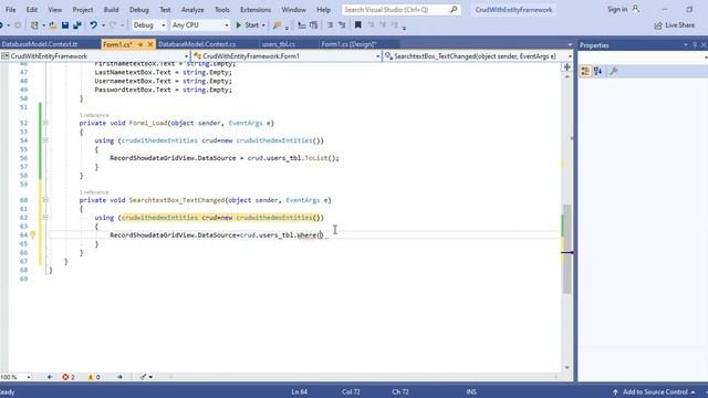 How to Search Record From Database Using Entity Framework in C# in Urdu/Hindi смотреть онлайн