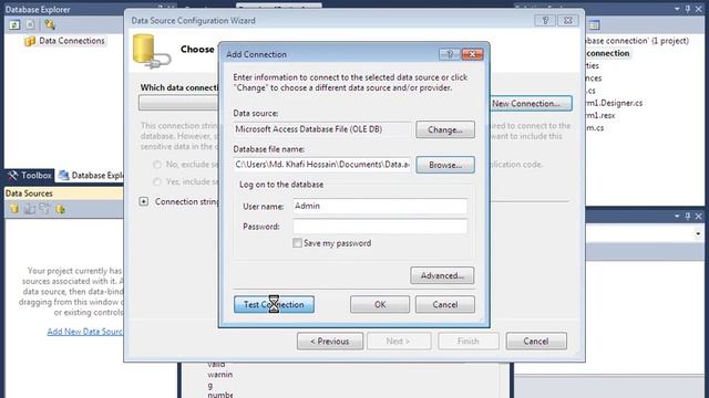 MS Access Connection in C# смотреть онлайн