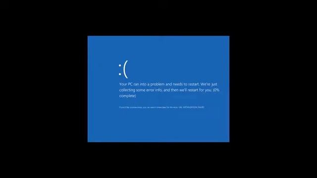 Windows RNG OS Blue Screen. System Error = MEMORY! смотреть онлайн