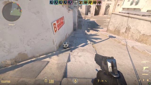 Counter strike 2 Dust 2 Competitive with bots смотреть онлайн
