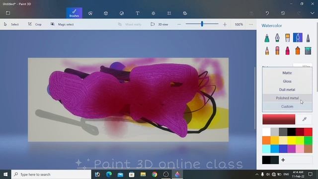 paint 3d tutorial in Hindi || paint 3d windows 10 || 3d painting kaise banaye || brushes in paint 3 смотреть онлайн