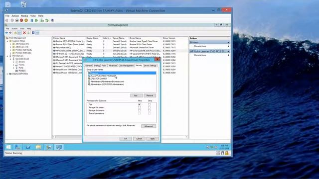 70 688 Lab 9 Ex 9 3 Managing Print Servers and Printers смотреть онлайн
