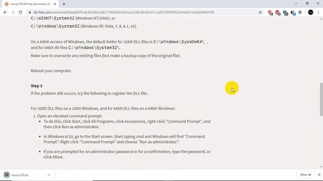 How to Fix MSVCP100.dll Missing error in Window смотреть онлайн