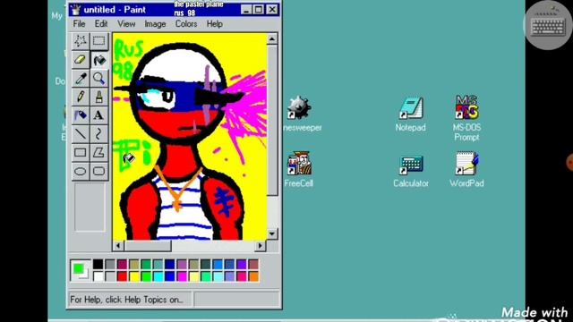 B L O W M Y B R A I N S O U T - Countryhumans Russia speedpaint on Windows 98 (for tablet) смотреть онлайн