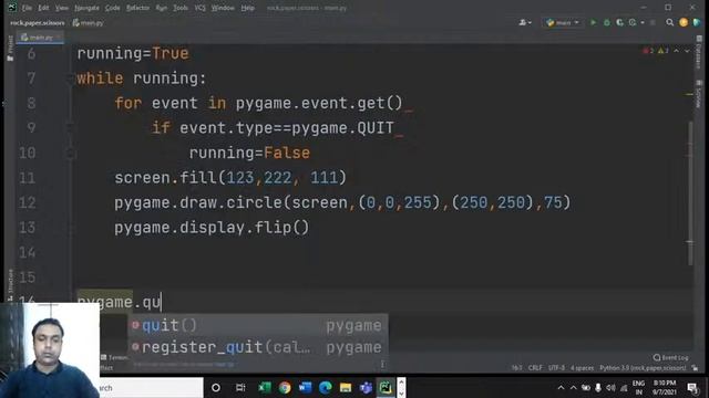 Pygame Basics Part-1 | Gaurav Kumar Jain | GeeksforGeeks School смотреть онлайн