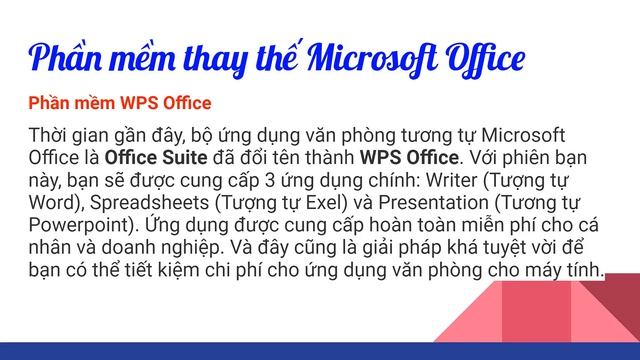Top 5 phần mềm miễn phí thay thế Microsoft Office смотреть онлайн
