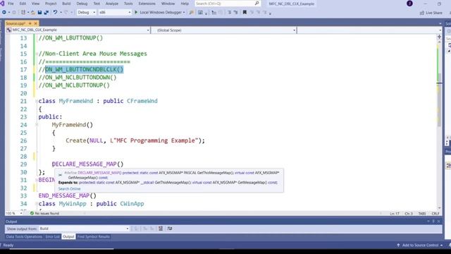ON_WM_NCLBUTTONDBLCLK / How To Close MFC Application by Double clicking on its title bar. смотреть онлайн