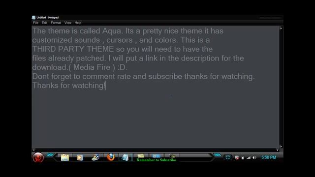 Windows 7 Theme Aqua download смотреть онлайн