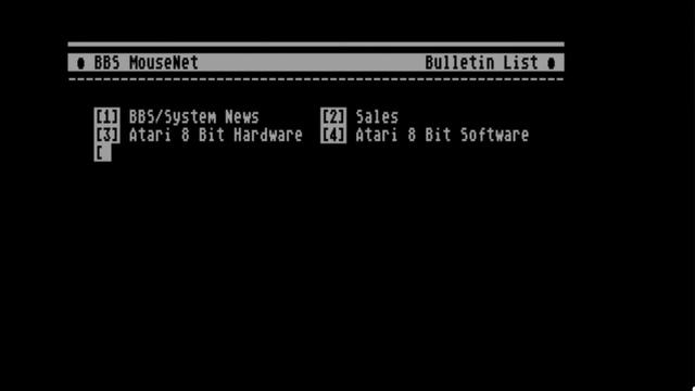 MouseNet Atari BBS смотреть онлайн