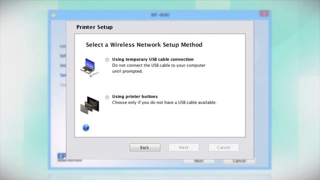 Epson WorkForce WF-4640 | Wireless Setup Using the Printer’s Buttons смотреть онлайн