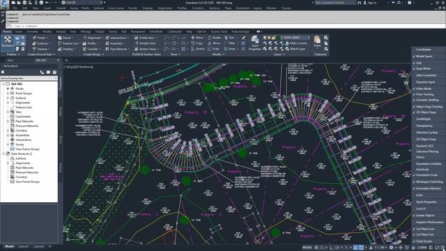 How to Create section views Corridors and Sections in AutoCAD Autodesk смотреть онлайн