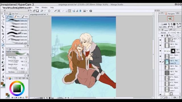 Soitogeta Android e - Speedpaint(Manga Studio 5) смотреть онлайн
