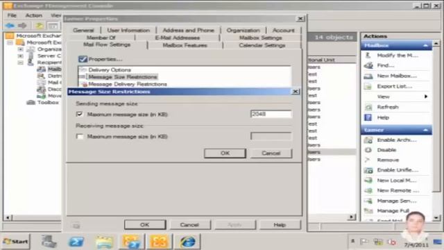 Exchange Server 2010 Creating Recipients 58 смотреть онлайн