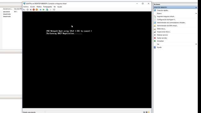 Solucionar PXE Network Boot Using IPv4 En Maquinas Virtuales Con Arranque Seguro En Hyper-V