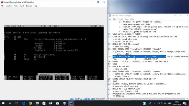 Tutorial Install DNS Server Debian di VirtualBox смотреть онлайн