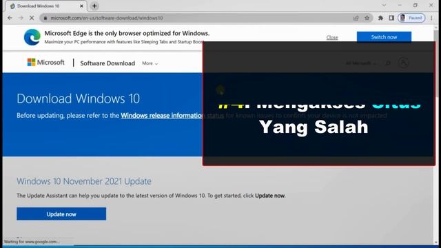 6 Poin Penting Penyebab Gagal Upgrade Windows 10 di Tahun 2022 смотреть онлайн