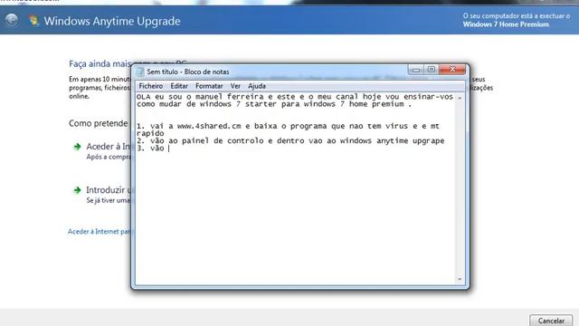 mudar de windows 7 starter para windows 7 home premioum смотреть онлайн