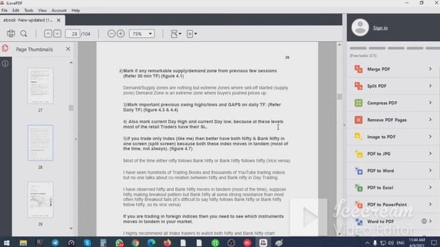 Price action course video no- 3./ Chart preparation before market open смотреть онлайн