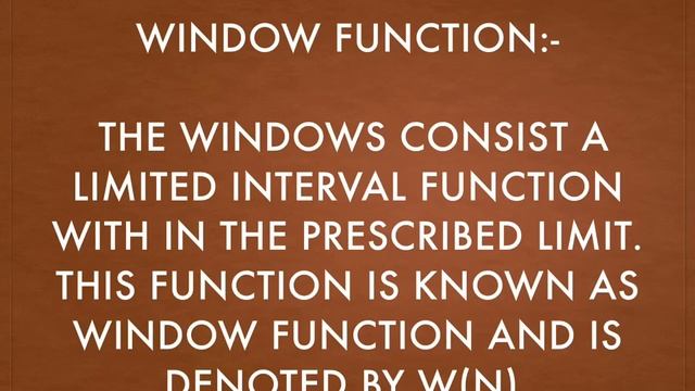 Dsp: FIR filter designing using windows method смотреть онлайн