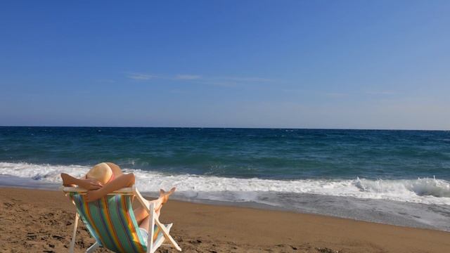 Relaxing Music Concert on the Beach, feel the Waves. смотреть онлайн