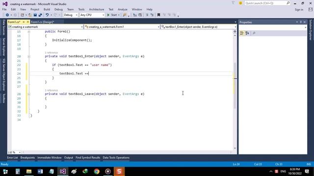 How to make a draft for text box in C#| Simple training смотреть онлайн