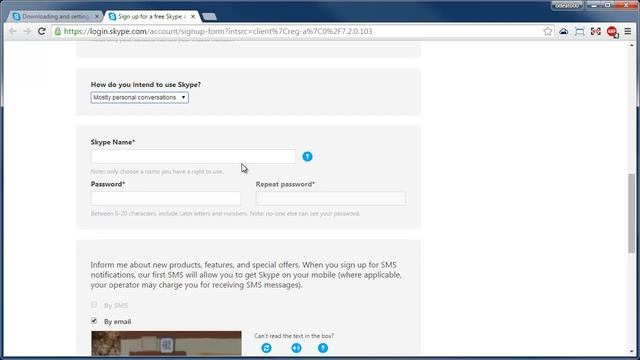 Download, Install, and Setup New User in Skype смотреть онлайн