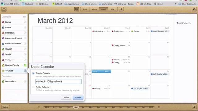 Sharing iCloud Calendars & Reminders смотреть онлайн