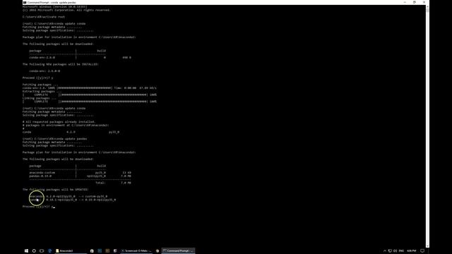 10 Installation and Setup Windows Access the Command Prompt and Update Anaconda Libraries смотреть онлайн