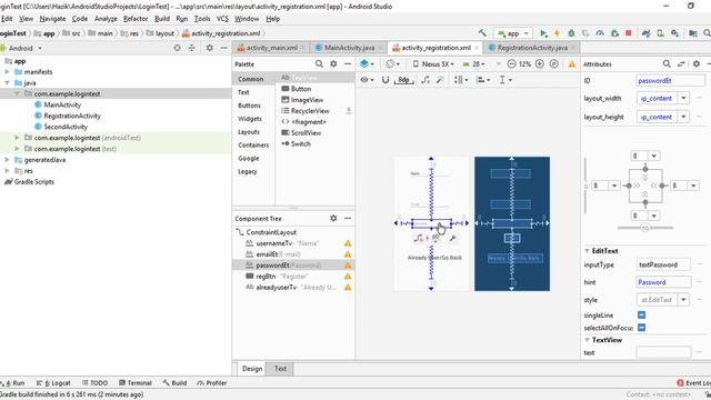 Simple Login App using Database- User Registration (PART 1) in Hindi/Urdu смотреть онлайн