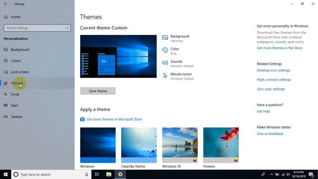 How to bring This PC, My Computer, User folder, My Documents and Recycle Bin icons on desktop. смотреть онлайн
