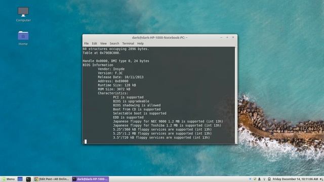 How to check Bios Version & Full information of your pc using Linux/ubuntu/linux mint/Debian смотреть онлайн
