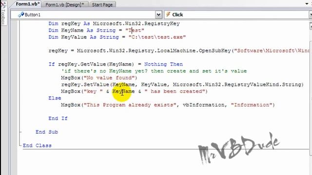 Run Program On Windows Startup VB.net {Voice Tutorial}.wmv смотреть онлайн