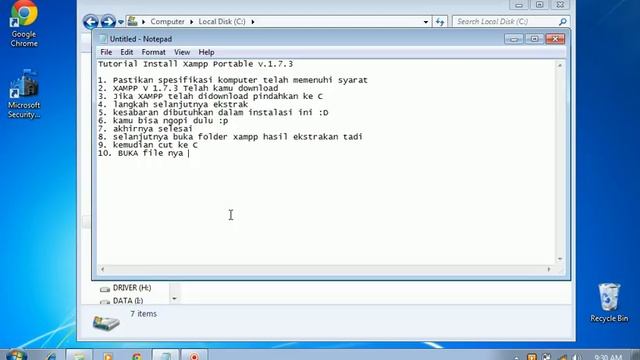 Installasi XAMPP 1 7 3 PORTABLE смотреть онлайн