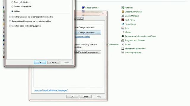 How To Set Language Bar On Taskbar смотреть онлайн