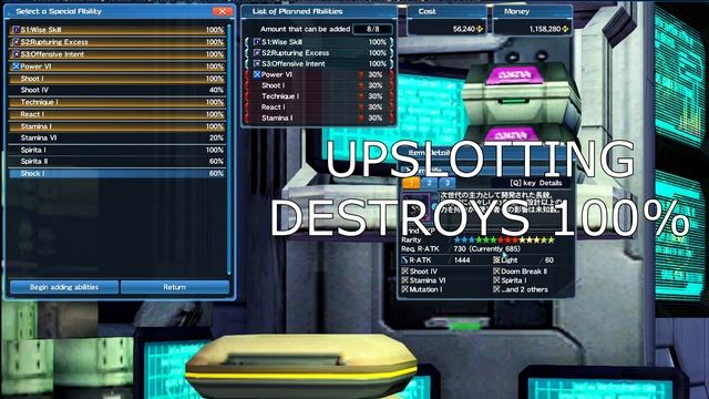 PSO2 - Special Ability (Augment) Factor Affixing 101 смотреть онлайн