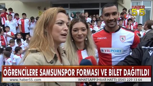KIRSAL MAHALLE ÖĞRENCİLERİNE SAMSUNSPOR FORMASI VE BİLET смотреть онлайн