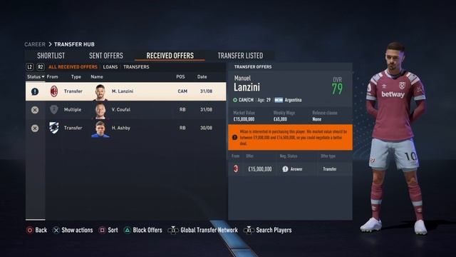 Transfer window CLOSED Fifa 23 west ham career mode смотреть онлайн