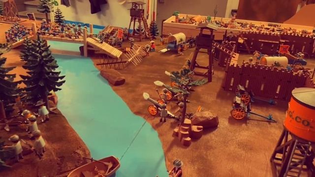 Playmobil Civil War Battle - western Diorama смотреть онлайн