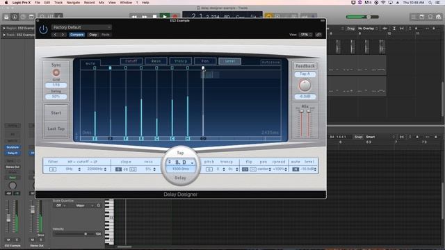 Logic Pro X - Delay Designer FULL TUTORIAL смотреть онлайн