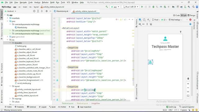 Relative Layout Tutorial in Android Studio | Android Relative Layout | #14 смотреть онлайн
