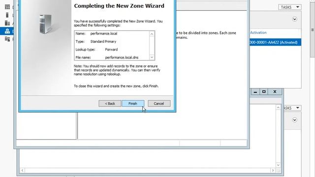 Windows Server 2012 - DNS zone creation смотреть онлайн