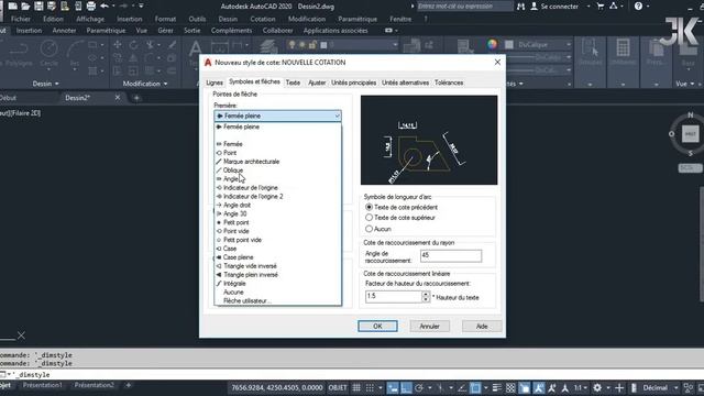 COMMENT PARAMÉTRER UNE COTATION SUR AUTOCAD смотреть онлайн